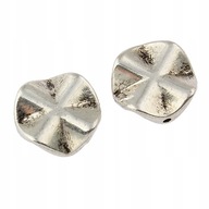 VEĽKOOBCHOD Strieborné gravírované rozpery, 13x14mm 20ks VEĽKOOBCHOD Strieborné gravírované rozpery, 13x14mm 20ks