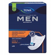 Anatomické vložky TENA Men Active Level 3 20 ks. Anatomické vložky TENA Men Active Level 3 20 ks.