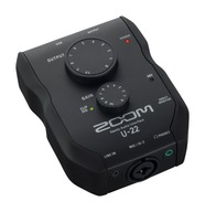 ZOOM U-22 AUDIO ROZHRANIE USB XLR RCA PHANTOM