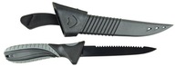 Čierny rybársky nôž s guľôčkou YORK 25 cm