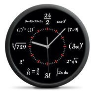 (hs) - Matematické hodiny - tichý mechanizmus - ORIGINÁL (hs) - Matematické hodiny - tichý mechanizmus - ORIGINÁL