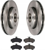 PREDNÉ DISKY + DESTIČKY SMART FORFOUR MITSUBISHI COLT CZC VI COLT VI 2004-12