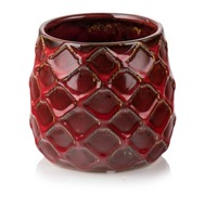 Obálka 18 x 19 cm, keramika, odtiene červenej Obálka 18 x 19 cm, keramika, odtiene červenej