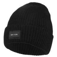 MORAJ dámska prechodná čiapka jeseň-zima BEANIE čierna, ČIERNA MORAJ dámska prechodná čiapka jeseň-zima BEANIE čierna, ČIERNA