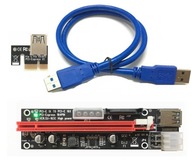 NAJNOVŠÍ Riser USB 3.0 PCI-E 1x-16x 009S ver103e