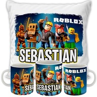 SÚPRAVA HRNČA + VANKÚŠ ROBLOX VZORKY DARČEK