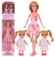 Bábika Natália s dcérkami, 29 cm