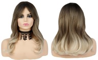 Syntetická parochňa tmavá blond/svetlo blond ombre Syntetická parochňa tmavá blond/svetlo blond ombre