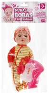 Bábika 28cm Baby in a hat doplnky ružová PBH ARTICLE