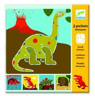 Šablóny na kreslenie dinosaurov Djeco Šablóny na kreslenie dinosaurov Djeco
