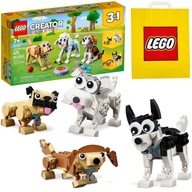 LEGO 31137 CREATOR - Roztomilé šteniatka Psíkov 3v1 + LEGO darčeková taška LEGO 31137 CREATOR - Roztomilé šteniatka Psíkov 3v1 + LEGO darčeková taška