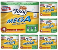6 x Foxy Mega toaletný papier 4 rolky XXL