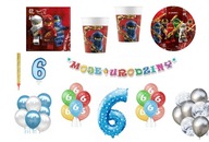 Súprava narodeninových balónov Lego Ninjago 6 Súprava narodeninových balónov Lego Ninjago 6