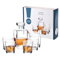 Karafa na whisky 0,75 l + 6 pohárov na whisky 280 ml Altom Design Aston Karafa na whisky 0,75 l + 6 pohárov na whisky 280 ml Altom Design Aston