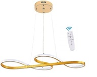 LED STROPNÉ LAMPA, ZÁVISNÝ LUSTER, 3 FARBY + ZLATÉ DIAĽKOVÉ OVLÁDANIE LED STROPNÉ LAMPA, ZÁVISNÝ LUSTER, 3 FARBY + ZLATÉ DIAĽKOVÉ OVLÁDANIE