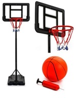 Nastaviteľný basketbalový kôš 105-165 cm + stojan