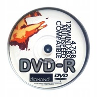 DVD-R DIAMOND TAIYO YUDEN 4,7 GB x8 c10 JAPONSKO Wa-Wa
