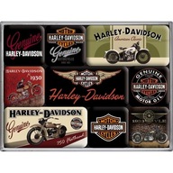 Nostalgické umelecké magnety (9 ks) Harley-Davidson Bik Nostalgické umelecké magnety (9 ks) Harley-Davidson Bik