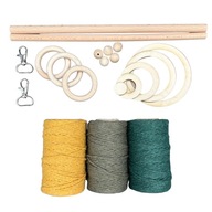 Macrama Kit Cotton String 180M Accessories Macrama Kit Cotton String 180M Accessories