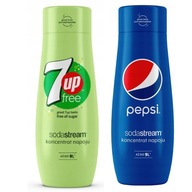 Bezplatná sada sirupov SodaStream 7up 440 ml + Pepsi 440 ml Bezplatná sada sirupov SodaStream 7up 440 ml + Pepsi 440 ml