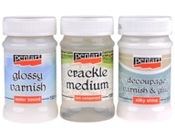 Oddeľovať Pentart 3x100 ml Set Glue Glue Glue