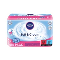 Baby Soft & Cream duo čistiace obrúsky Baby Soft & Cream duo čistiace obrúsky