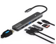 HUB ADAPTÉR USB-C PLITTER 7V1 HDMI 4K USB 3 SD Macbook M1 M2 M3 PRO AIR HUB ADAPTÉR USB-C PLITTER 7V1 HDMI 4K USB 3 SD Macbook M1 M2 M3 PRO AIR