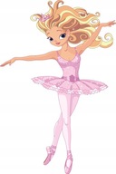 Samolepka na stenu pre deti Ballerina 110 Samolepka na stenu pre deti Ballerina 110