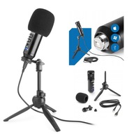 USB mikrofón pre POČÍTAČ so stojanom YT STREAM USB mikrofón pre POČÍTAČ so stojanom YT STREAM