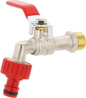 Kohútikový ventil 1/2" poniklovaný mosadzný konektor hadice pre záhradnú batériu Kohútikový ventil 1/2" poniklovaný mosadzný konektor hadice pre záhradnú batériu