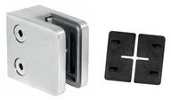 ÚCHYTKA NA SKLO ZÁBRADLIA SKLO INOX 45x45 ploché ÚCHYTKA NA SKLO ZÁBRADLIA SKLO INOX 45x45 ploché