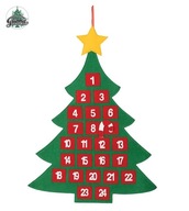 Adventný kalendár, zelený vianočný stromček Adventný kalendár, zelený vianočný stromček