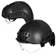 Taktická prilba ASG Helmet Replika X-Shield MH prilba s airsoftovými okuliarmi čierna