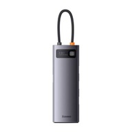 BASEUS ADAPTÉR USB-C 8V1 3X USB-A 3.0 USB-C PD 100W HDMI 4K VGA SD/TF 5GBPS BASEUS ADAPTÉR USB-C 8V1 3X USB-A 3.0 USB-C PD 100W HDMI 4K VGA SD/TF 5GBPS
