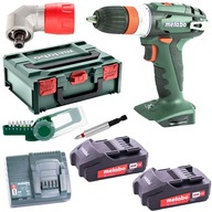 18V 48Nm 2x2Ah Metabo BS 18 Quick Set skrutkovač