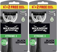 16x holiaci strojček WILKINSON Xtreme 3 Comfort Black Edition