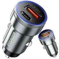 RÝCHLA VÝKONNÁ 54W USB nabíjačka do auta pre zapaľovač cigariet QC3.0 PD USB-C RÝCHLA VÝKONNÁ 54W USB nabíjačka do auta pre zapaľovač cigariet QC3.0 PD USB-C
