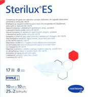 HARTMANN Sterilux ES 10x10cm 50ks. sterilný 17n 8w HARTMANN Sterilux ES 10x10cm 50ks. sterilný 17n 8w
