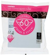HARIO V60-03 PAPIEROVÉ FILTRE NA ODKAPANIE 100 KS HARIO V60-03 PAPIEROVÉ FILTRE NA ODKAPANIE 100 KS