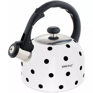KINGHOFF KH-1053 kanvica s píšťalkou 2,6L BIEL. KINGHOFF KH-1053 kanvica s píšťalkou 2,6L BIEL.