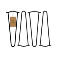 MORIA DESIGN 4 x Nohy vlásenky Kovové nožičky na konferenčný stolík, 48 cm, POLSKÝ VYROBENÝ