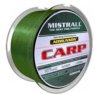 Mistrall vlasec ADMUNSON CARP LINE 0,35 mm x 1000 m Mistrall vlasec ADMUNSON CARP LINE 0,35 mm x 1000 m