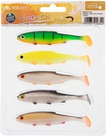 5x Mikado RIPPER guma REAL FISH MIX farieb 8,5 cm