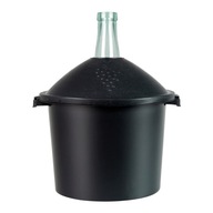 10L BALÓN V PLNOM KOŠI NA VÍNO, HRUBÉ SKLO 10L BALÓN V PLNOM KOŠI NA VÍNO, HRUBÉ SKLO