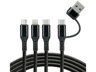 EVERACTIVE USB - USB C - Lightning - Micro kábel
