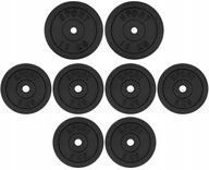 Liatinové závažie 50kg súprava 2x10kg + 6x5kg 31mm Liatinové závažie 50kg súprava 2x10kg + 6x5kg 31mm
