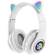 Bluetooth 5.0 FM microSD LED slúchadlá do uší pre mačky