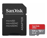 KARTA SANDISK 64GB SDHC CLASS 10 + ADAPTÉR 120MB/S