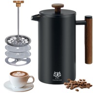 KÁVOVAR NA KÁVU A ČAJ 1000 ml FRANCÚZSKY PRESS PISTON PIEST BRAWER KÁVOVAR NA KÁVU A ČAJ 1000 ml FRANCÚZSKY PRESS PISTON PIEST BRAWER