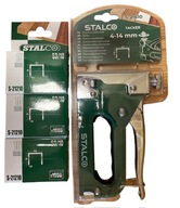 STALCO TACKER 4- 14MM + ZOŠÍVAČKY 10MM 3000 ks.